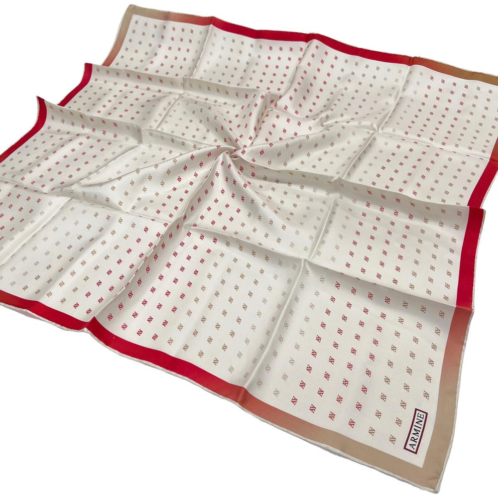 Armine İpek Eşarp 2023 Yaz 8936-12 Twill