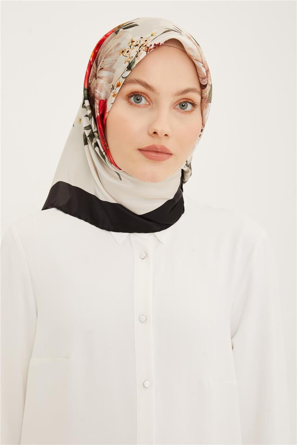 Armine İpek Eşarp 2023 Yaz 8952-02 Twill
