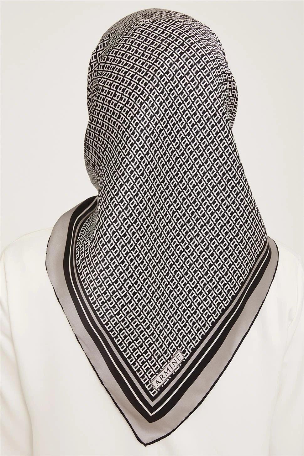Armine İpek Eşarp 2024 Kış - 9026-08 Twill