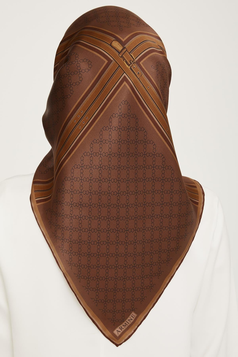 Armine İpek Eşarp 2024 Kış - 9054-04 Twill