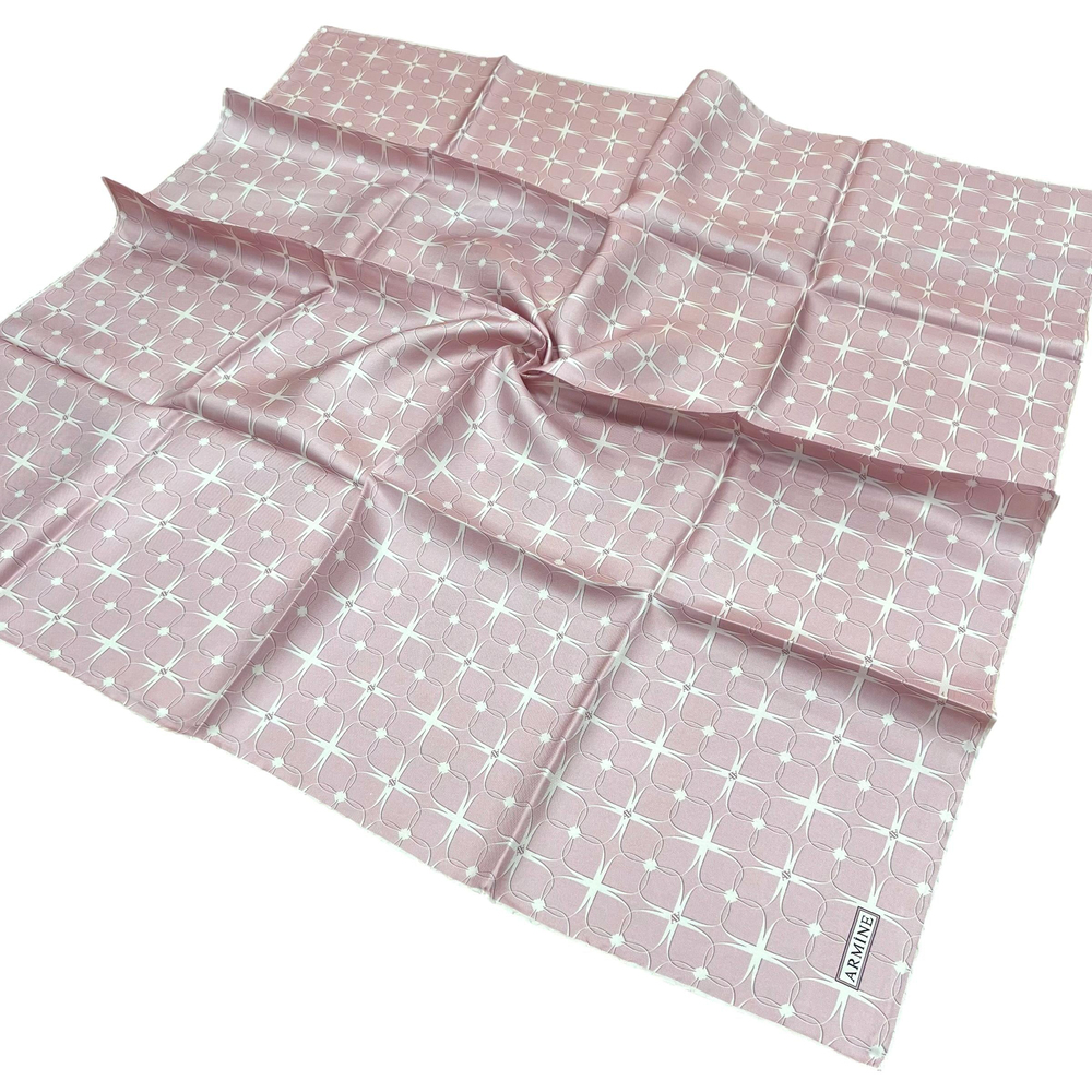 Armine İpek Eşarp 2025 Kış - 9207-03 Pudra Twill