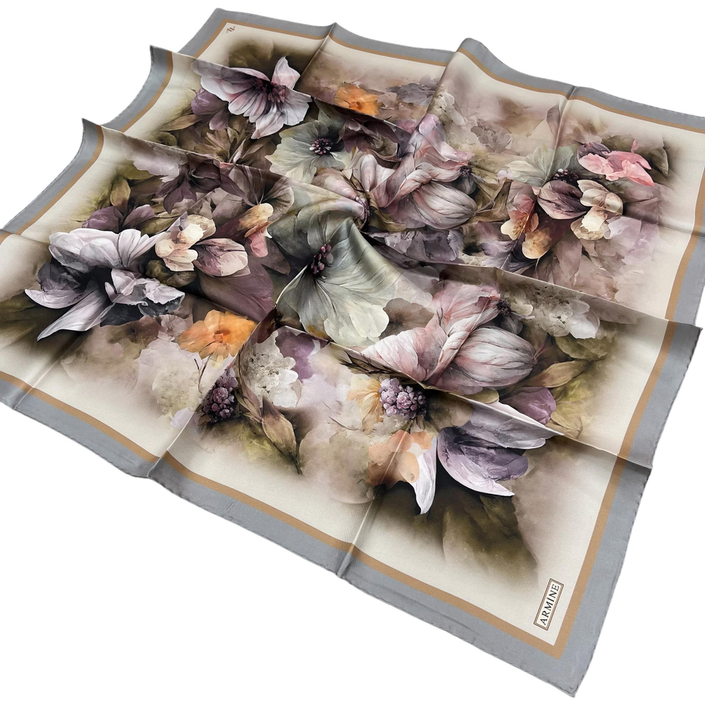 Armine İpek Eşarp 2025 Kış - 9211-35 Twill