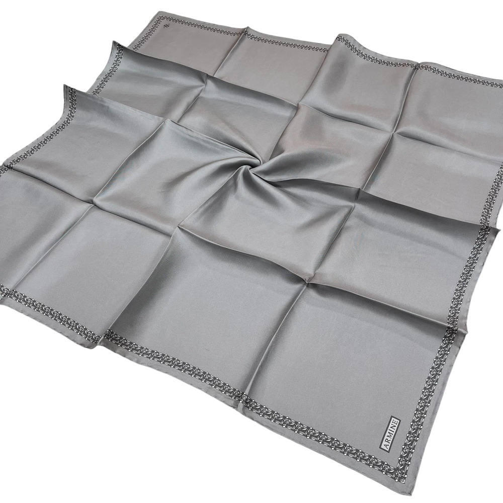 Armine İpek Eşarp 2025 Kış - 9260-32 Füme Twill