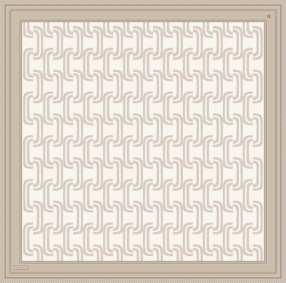 Armine İpek Eşarp 2025 Yaz - 9343-34 Bej Twill