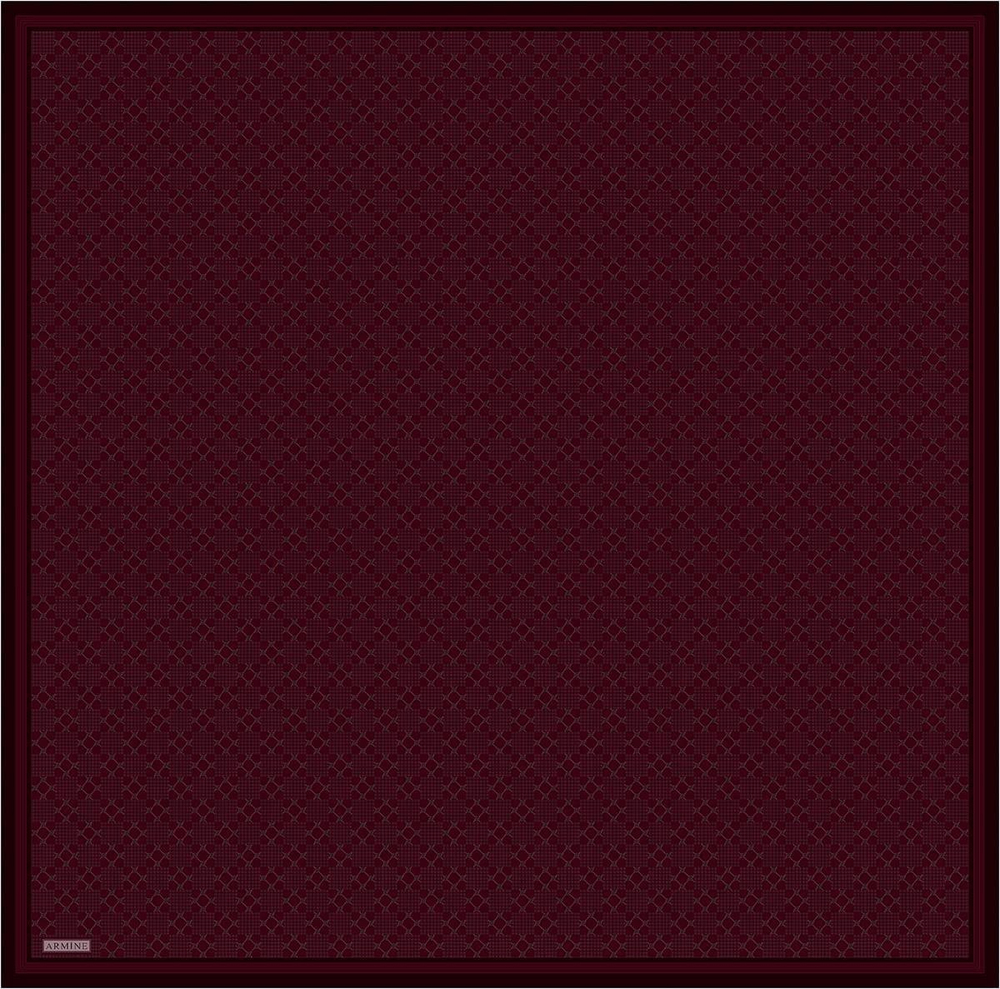 Armine İpek Eşarp 2026 Kış - 9440-56 Bordo Siyah Sura