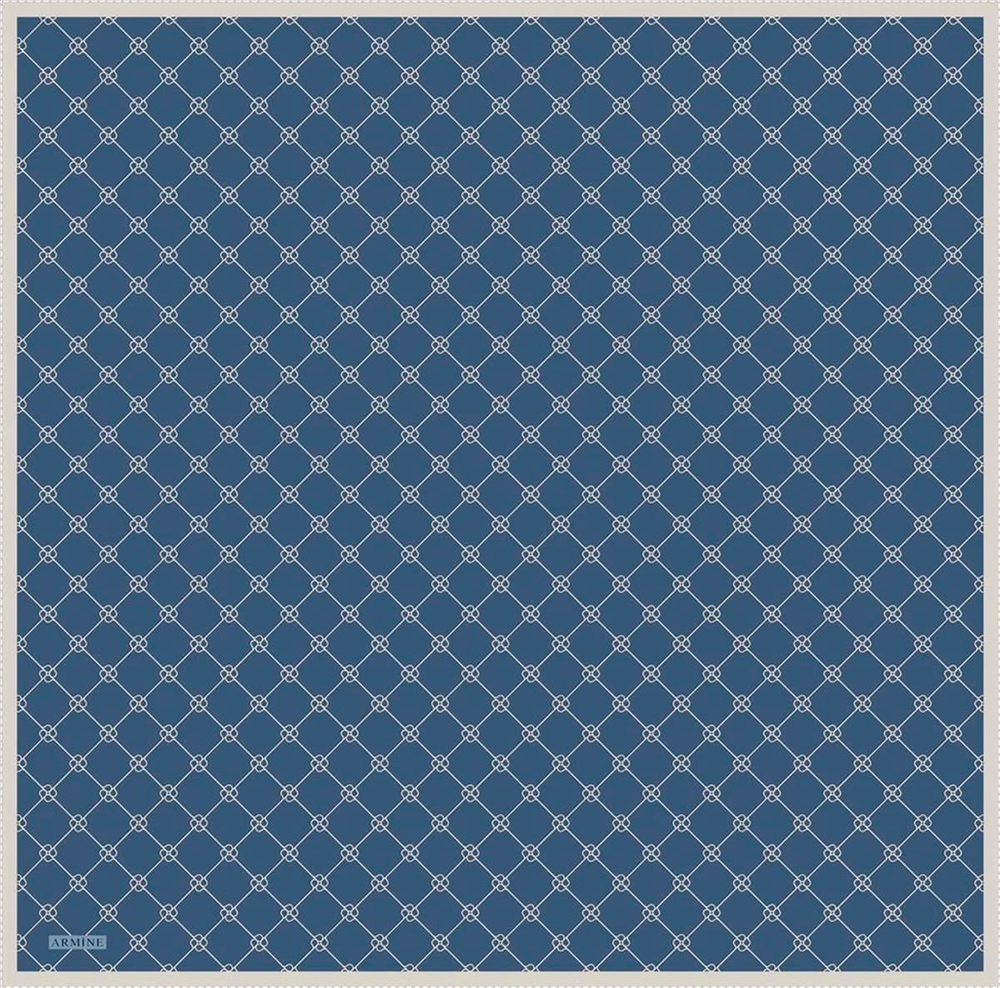 Armine İpek Eşarp Nostalji - 8555-05 Kot Mavi Twill