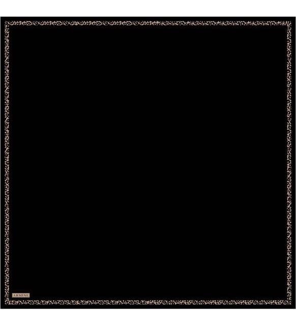 Armine İpek Eşarp Nostalji - 8660-02 Siyah Twill