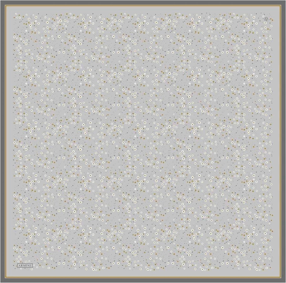 Armine İpek Eşarp Nostalji - 8900-52 Gri Twill