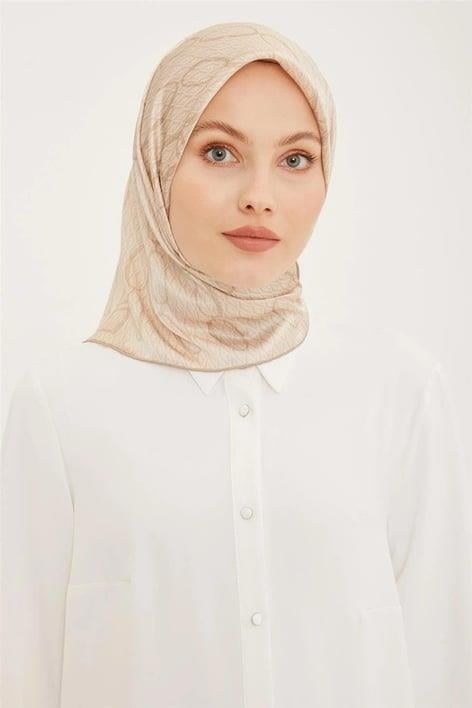 Armine İpek Eşarp Nostalji - 8925-39 Soft Bej Sura