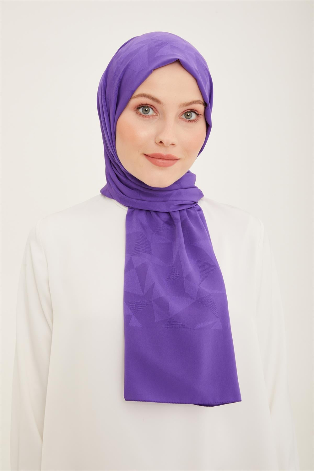 Armine Trend Capri Şal - 7 - Mor 10