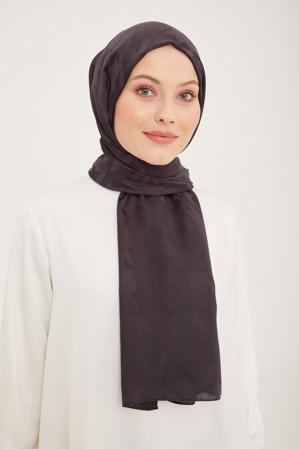 Armine Trend Ruby Şal - 2 - Antrasit 127