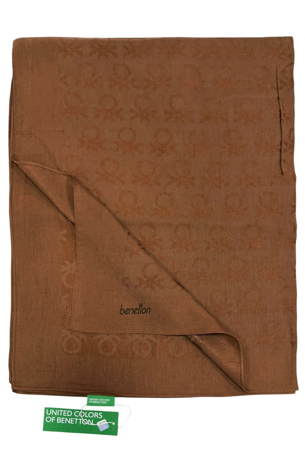 Benetton Lyocell Şal - Roma - Taba