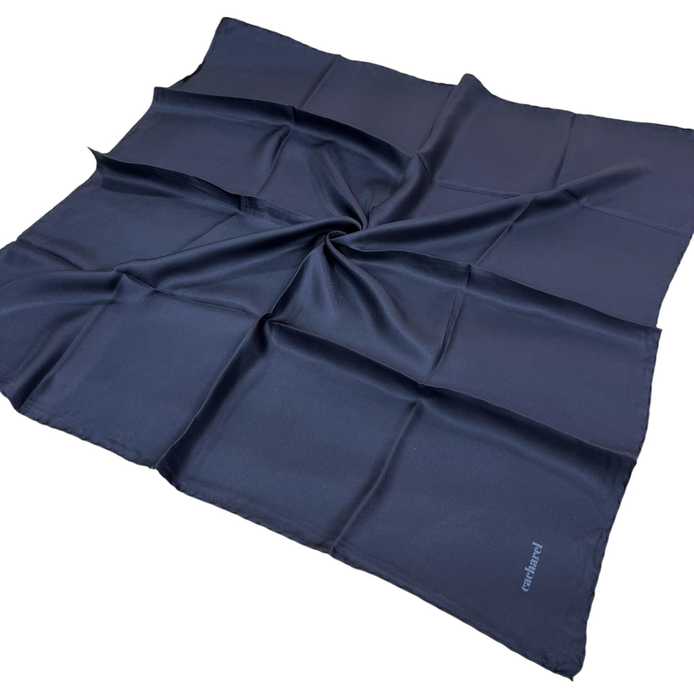 Cacharel İpek Eşarp - 7999313-921 Lacivert Twill