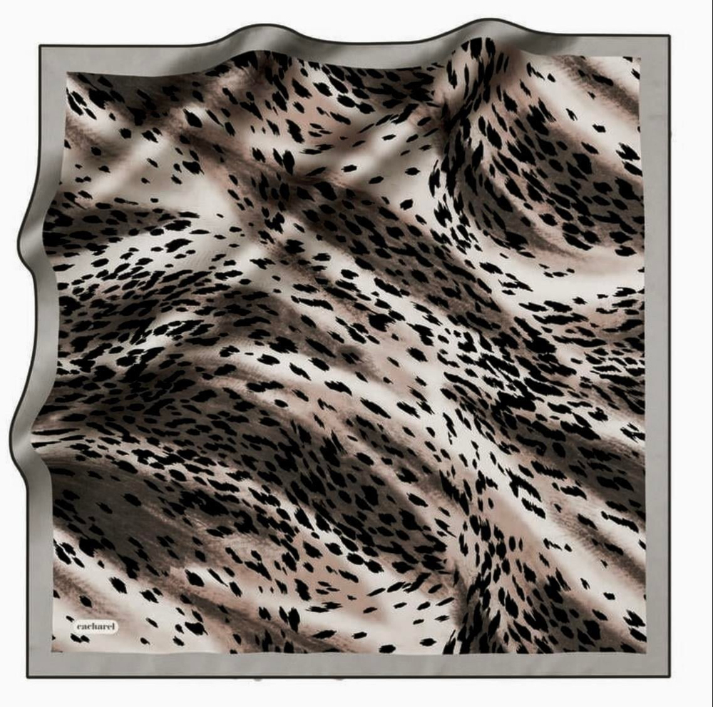 Cacharel İpek Eşarp Twill - 8944313-931 Füme