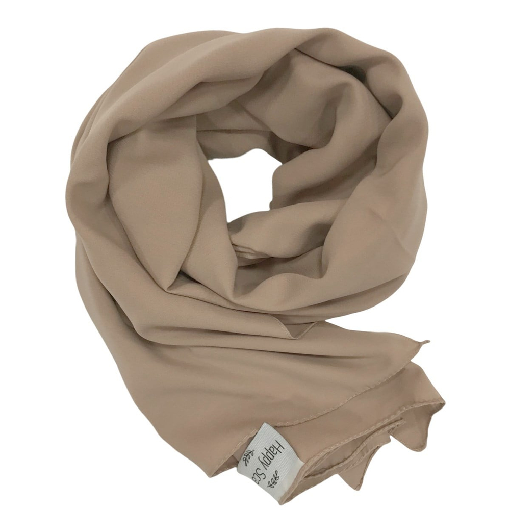Happy Scarfs Medine İpeği Şal - Cappuccino