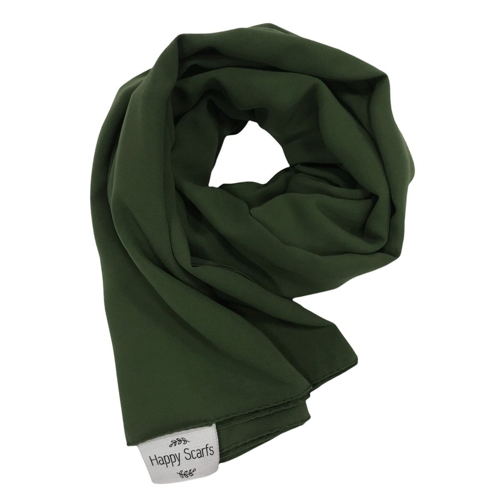 Happy Scarfs Medine İpeği Şal - Haki