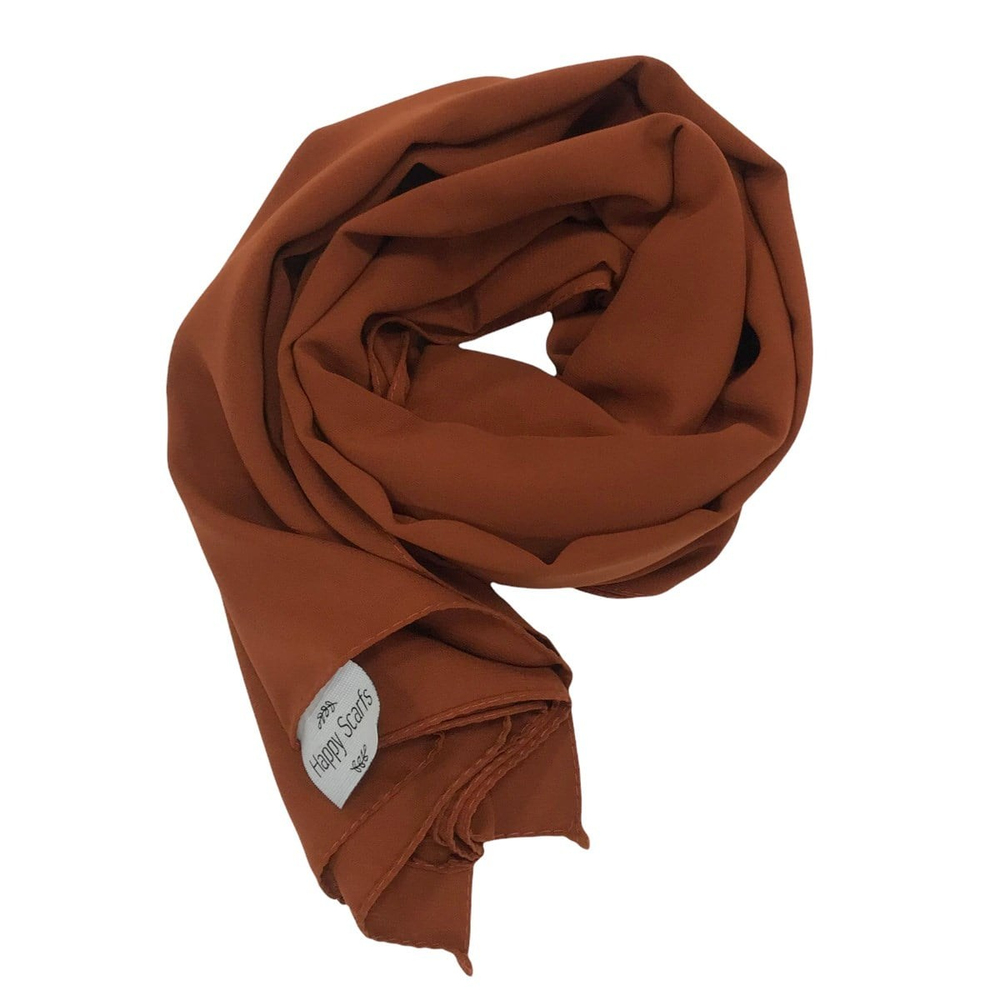 Happy Scarfs Medine İpeği Şal - Kiremit