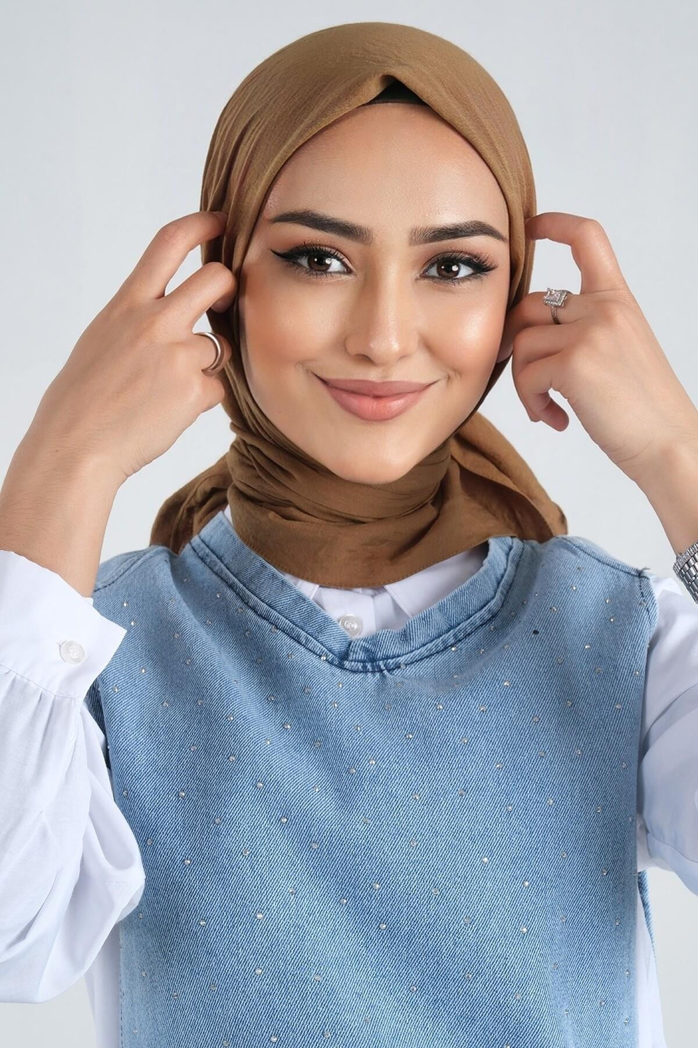 Harem Scarf Amor Şal - Yağ Yeşili
