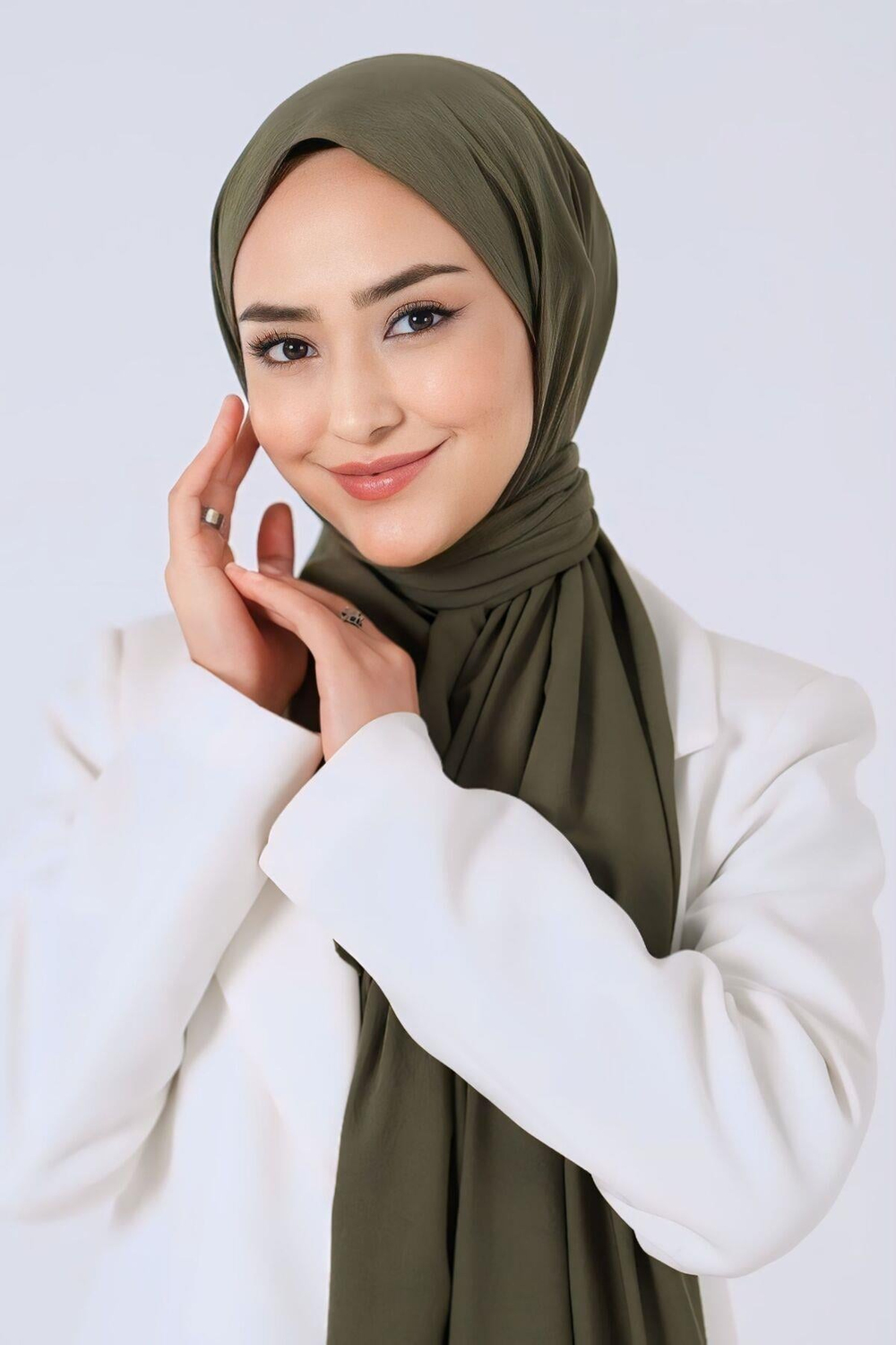 Harem Scarf Asya Şal - Haki