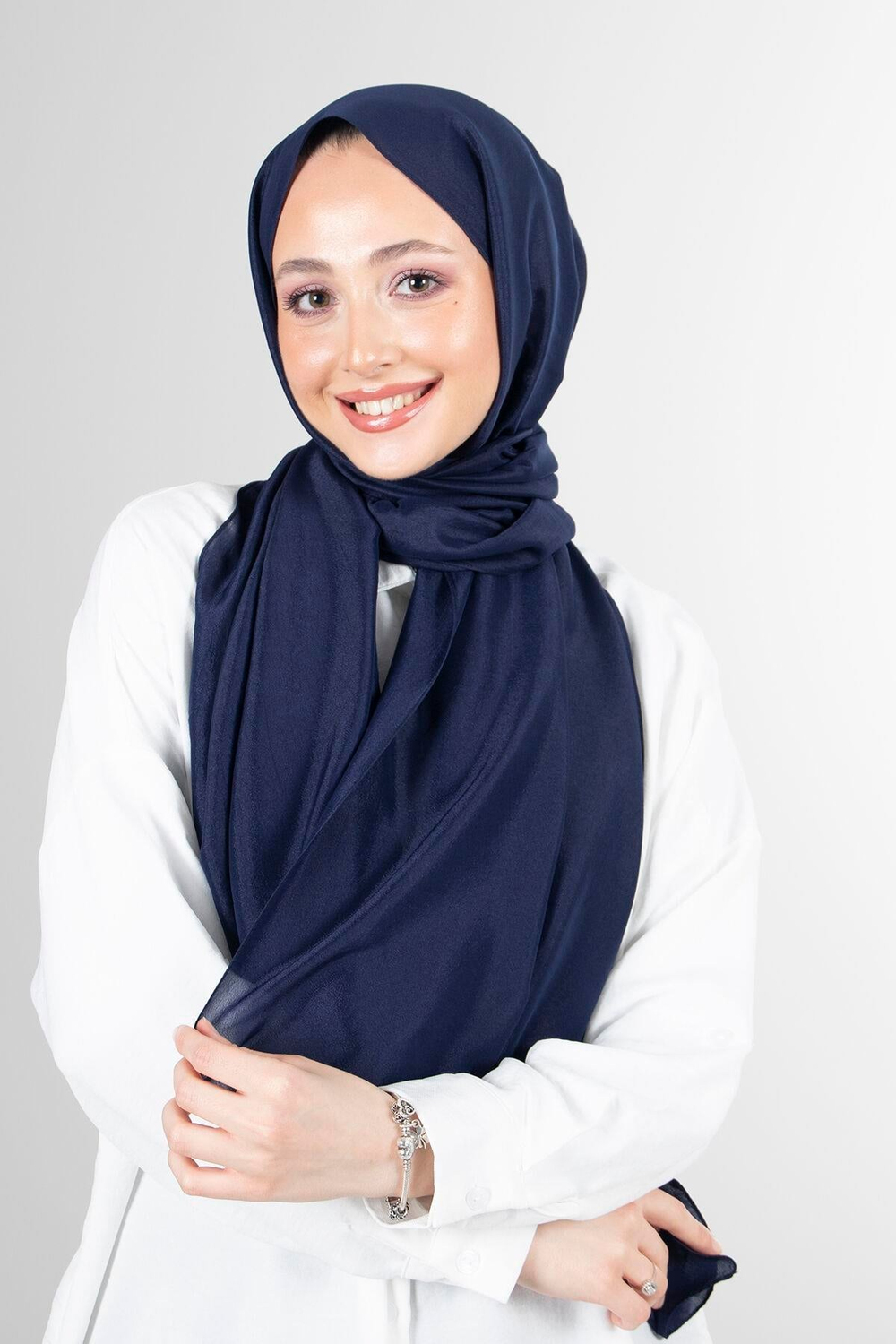 Harem Scarf Brisa Vual Şal - Lacivert