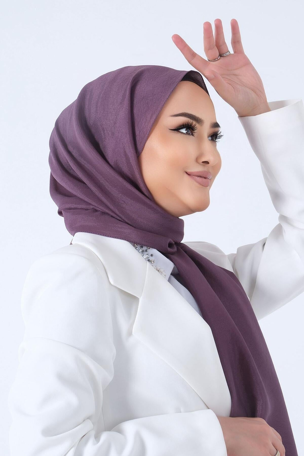 Harem Scarf Brisa Vual Şal - Mürdüm