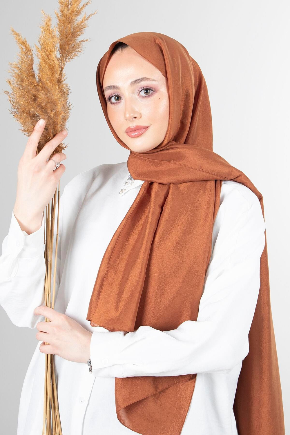 Harem Scarf Brisa Vual Şal - Taba