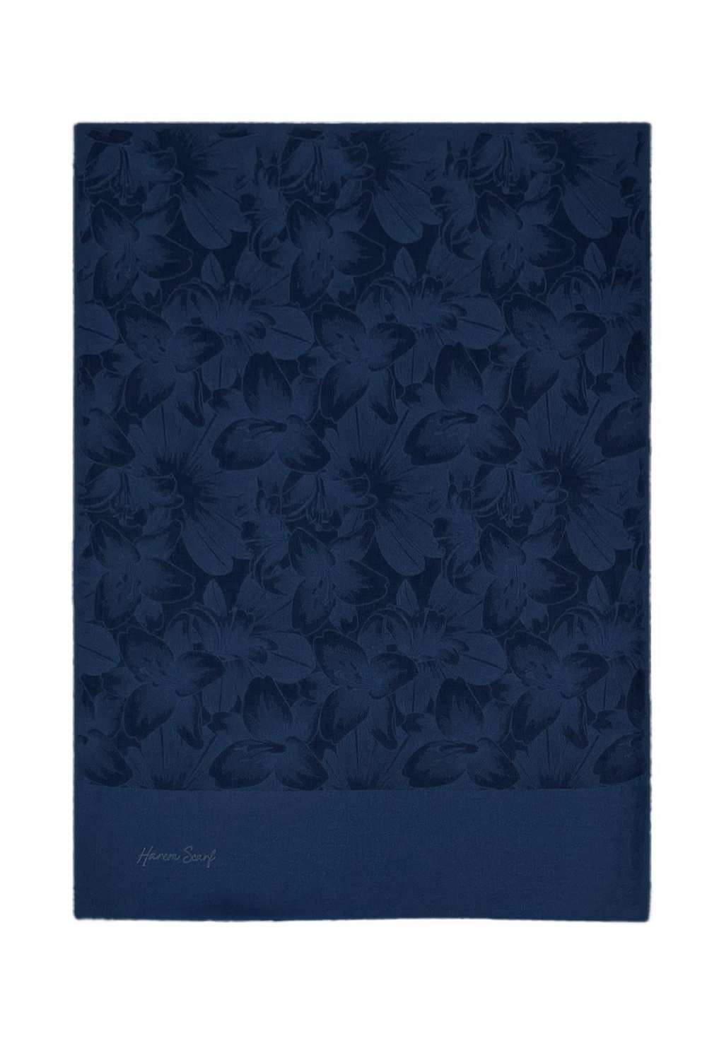 Harem Scarf Viskon Şal - Gold Derin - Lacivert