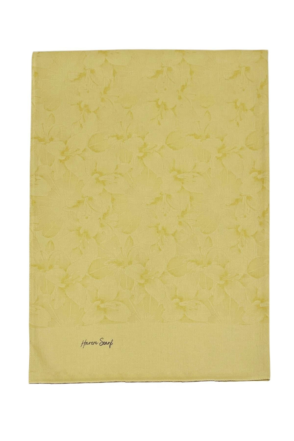 Harem Scarf Viskon Şal - Gold Derin - Limon