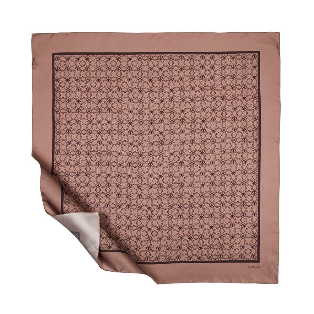 İpekevi Twill İpek Eşarp - Mini Seljuk - Puslu Leylak