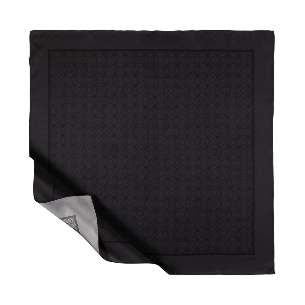 İpekevi Twill İpek Eşarp - Mini Seljuk - Füme
