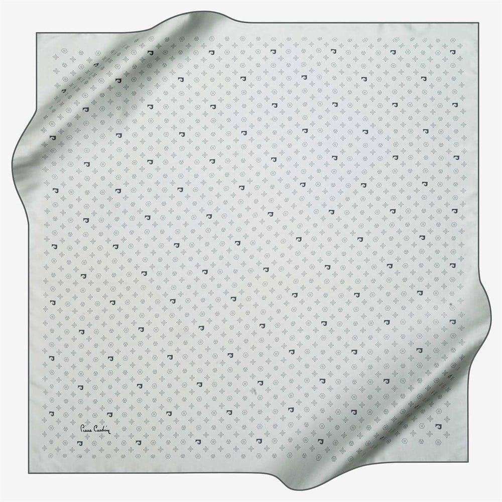 Pierre Cardin İpek Eşarp - 4839438-971 Gri Twill
