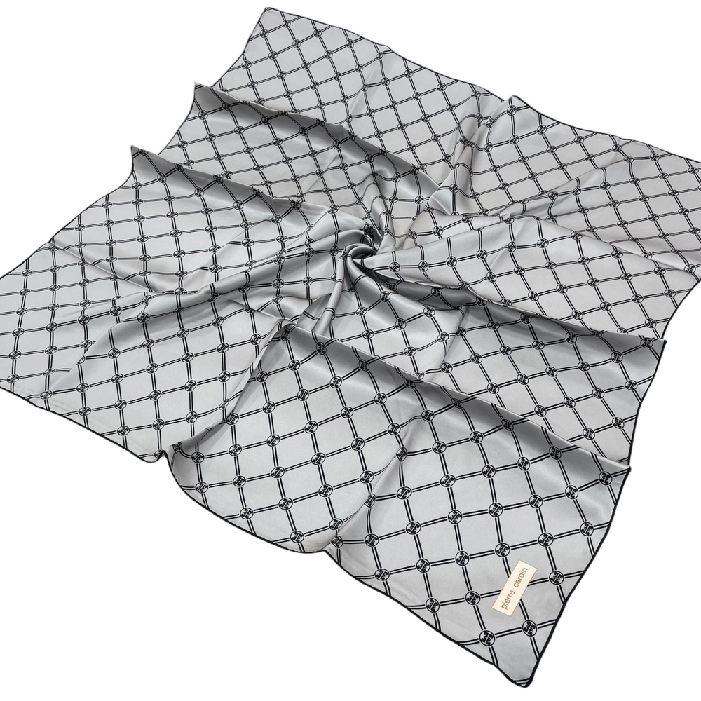 Pierre Cardin İpek Eşarp - 8902230-313 Gri Sura
