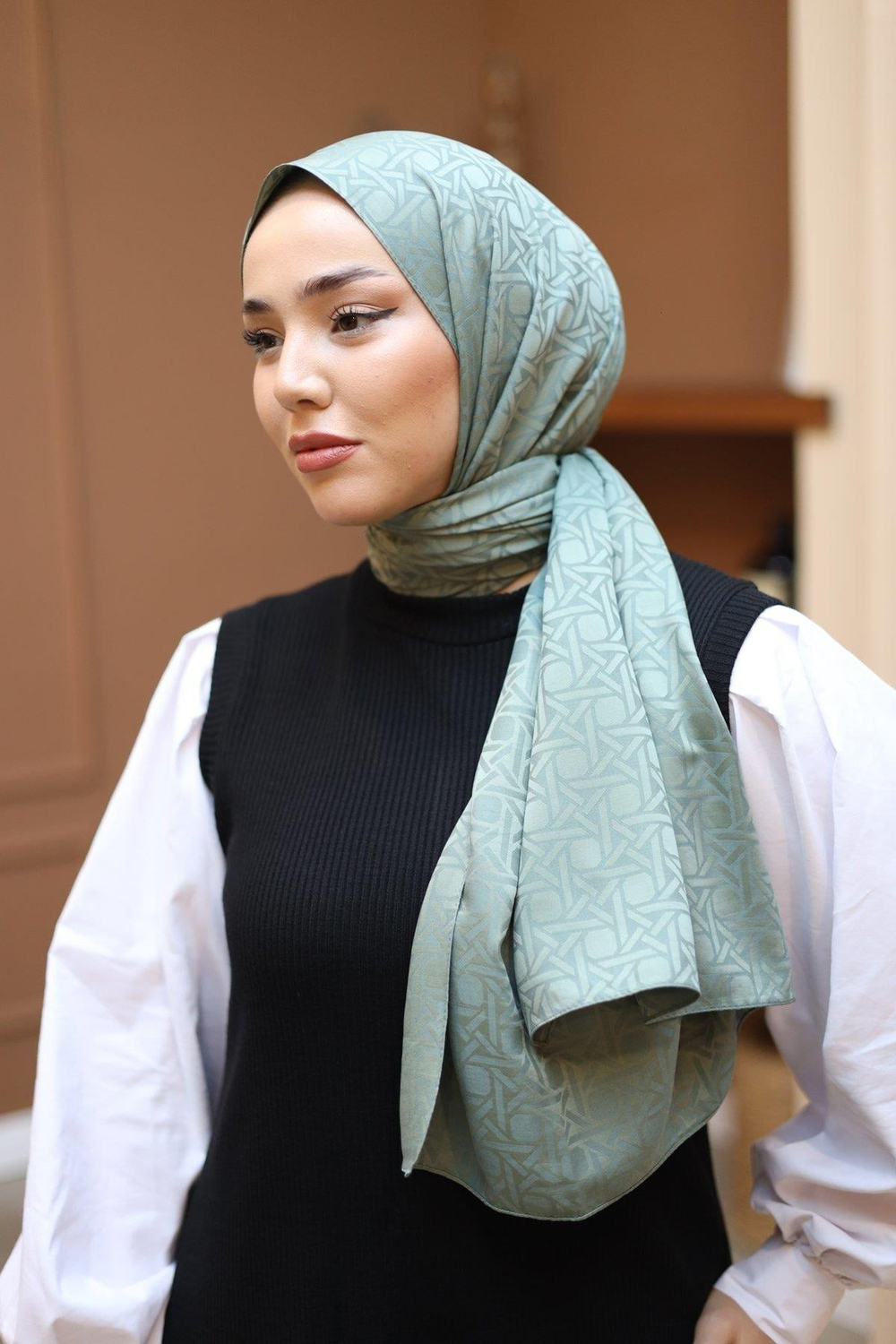 Silk Home Deluxe Şal - 40003  Koyu Çağla