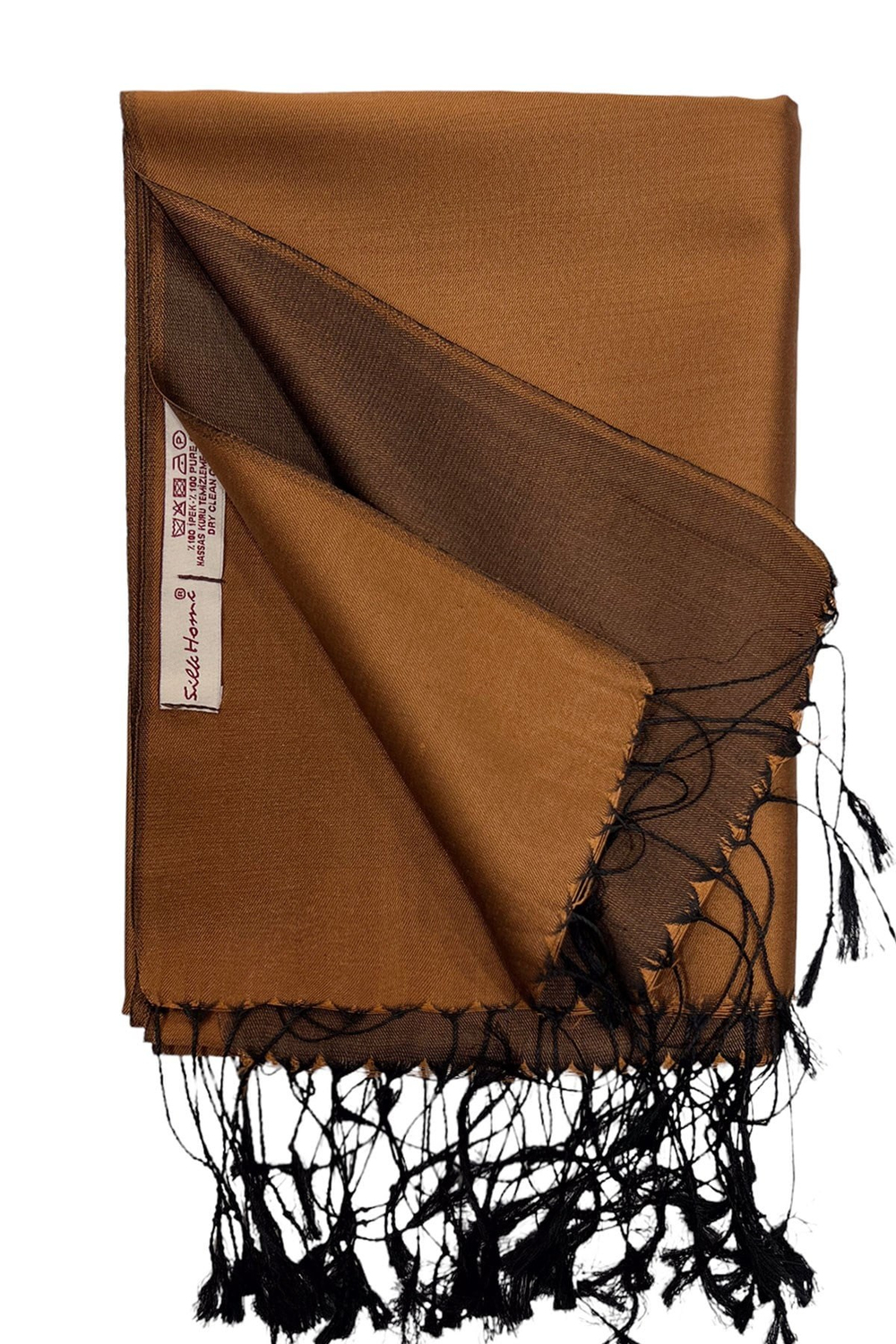 Silk Home İpek Şal - Kiremit
