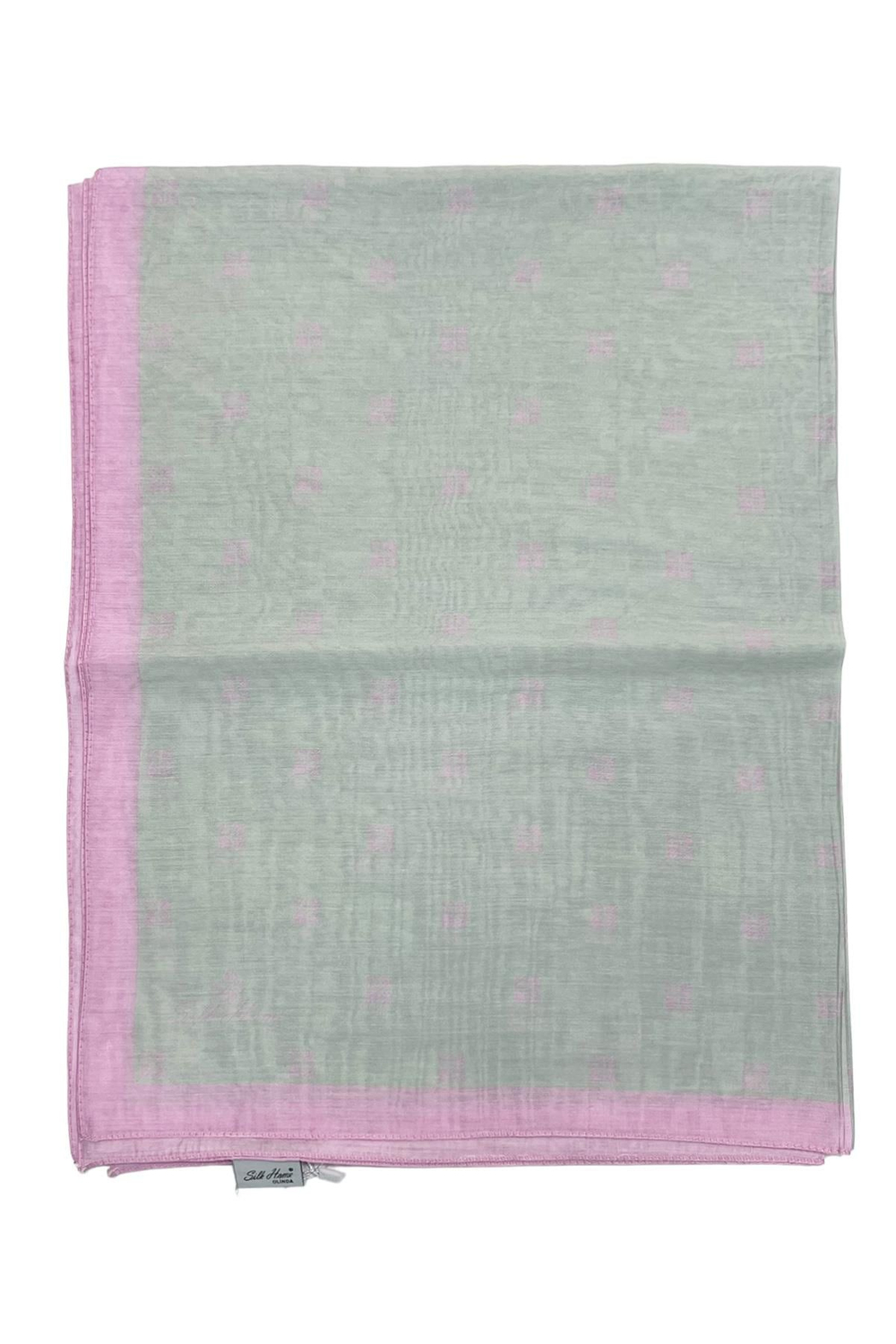 Silk Home Olinda Şal - 49003 - Açık Yeşil Pembe