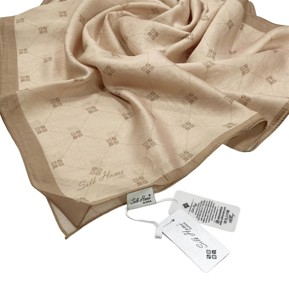 Silk Home Olinda Şal - 49003 - Bej Vizon