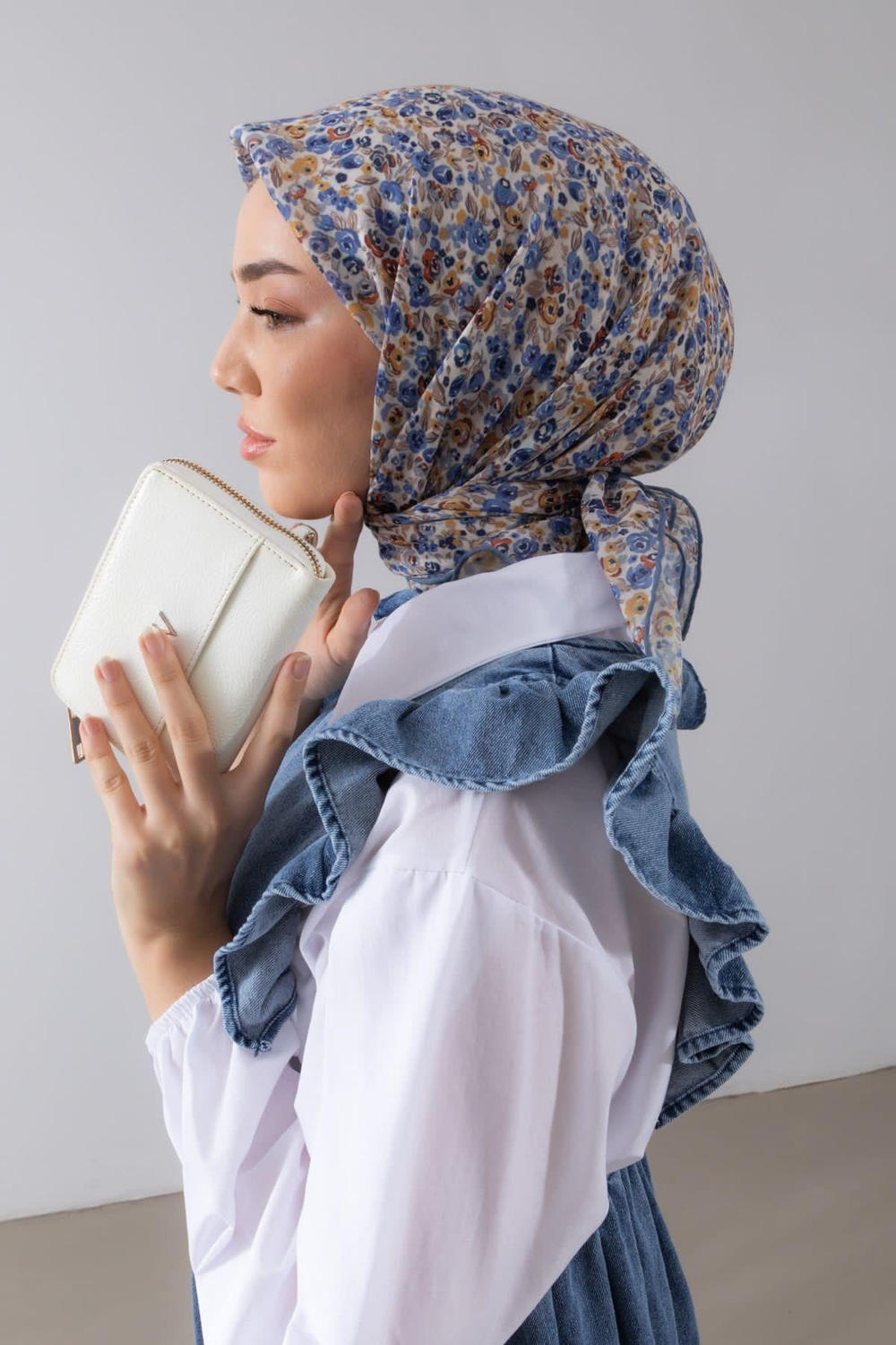 Silk Home Soft Eşarp - 1030 - Morcivert