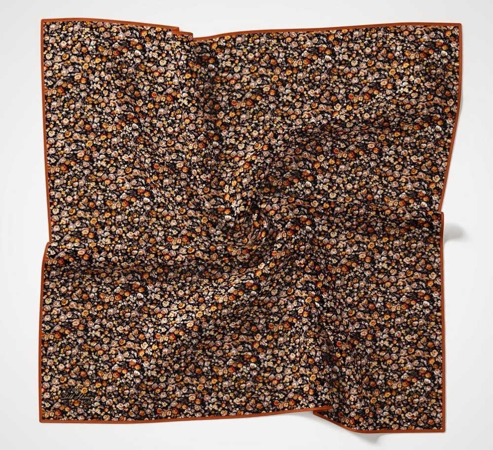 Silk Home Soft Eşarp - 1030 - Siyah Taba