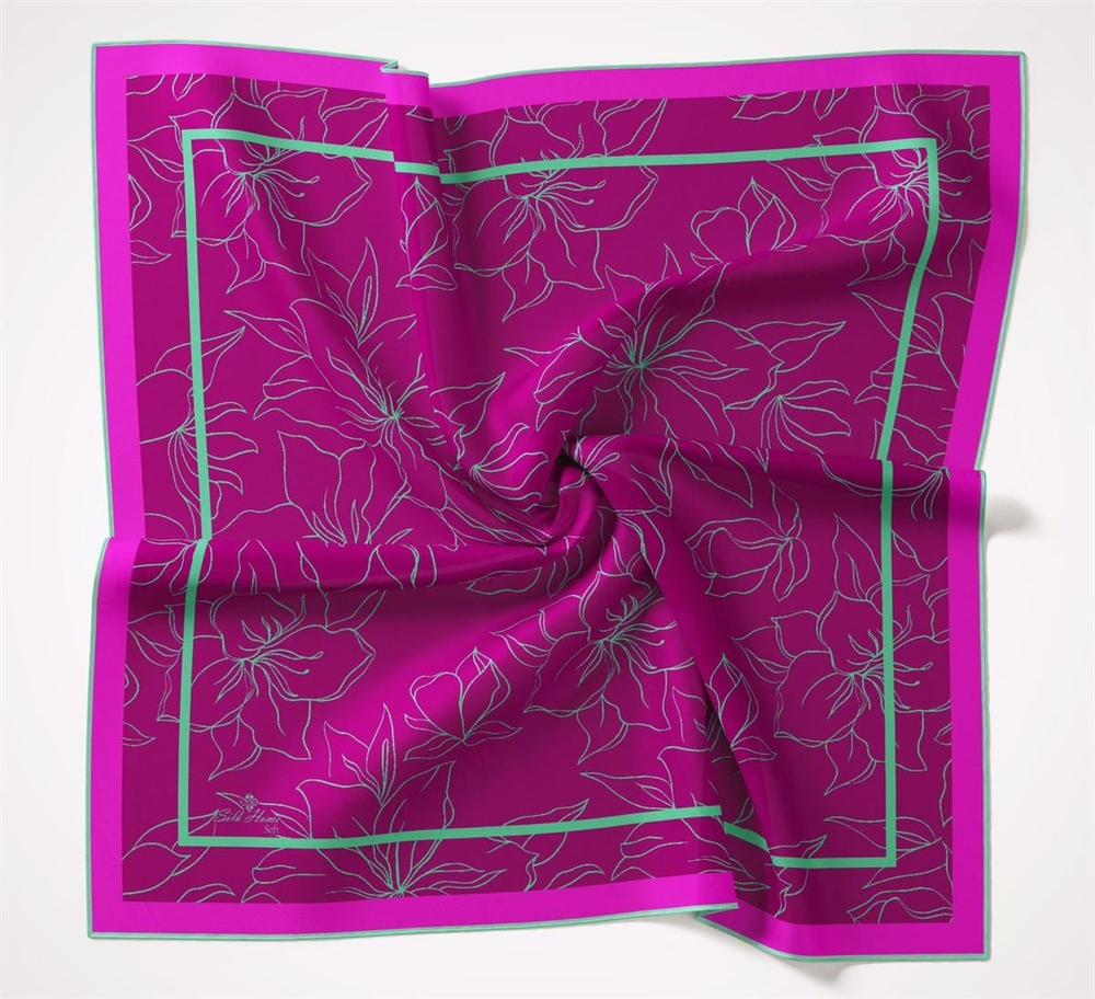 Silk Home Soft Eşarp - 2892 - Vişne