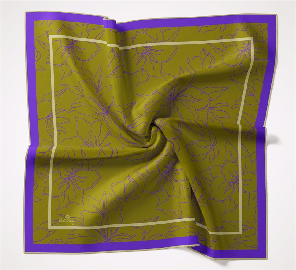 Silk Home Soft Eşarp - Asker Yeşili