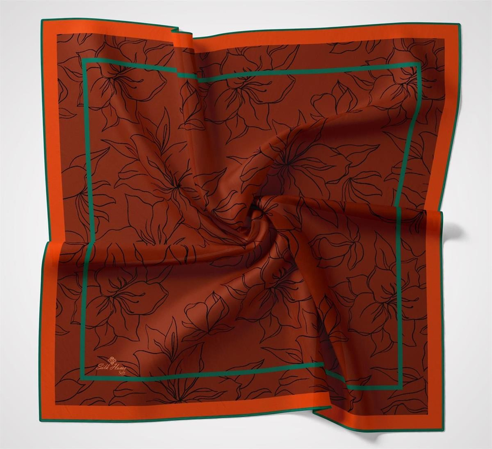 Silk Home Soft Eşarp - Bordo