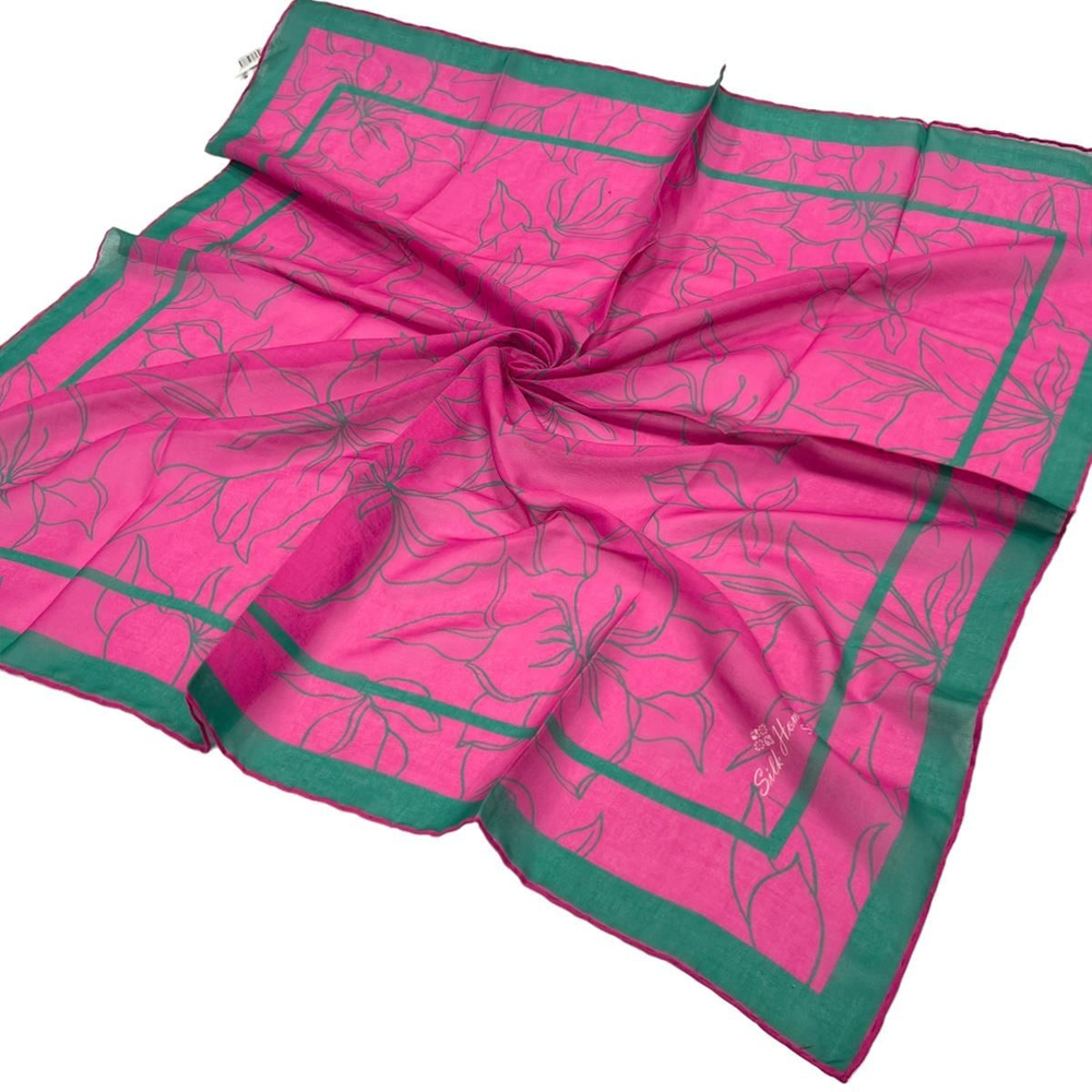 Silk Home Soft Eşarp - Fuşya