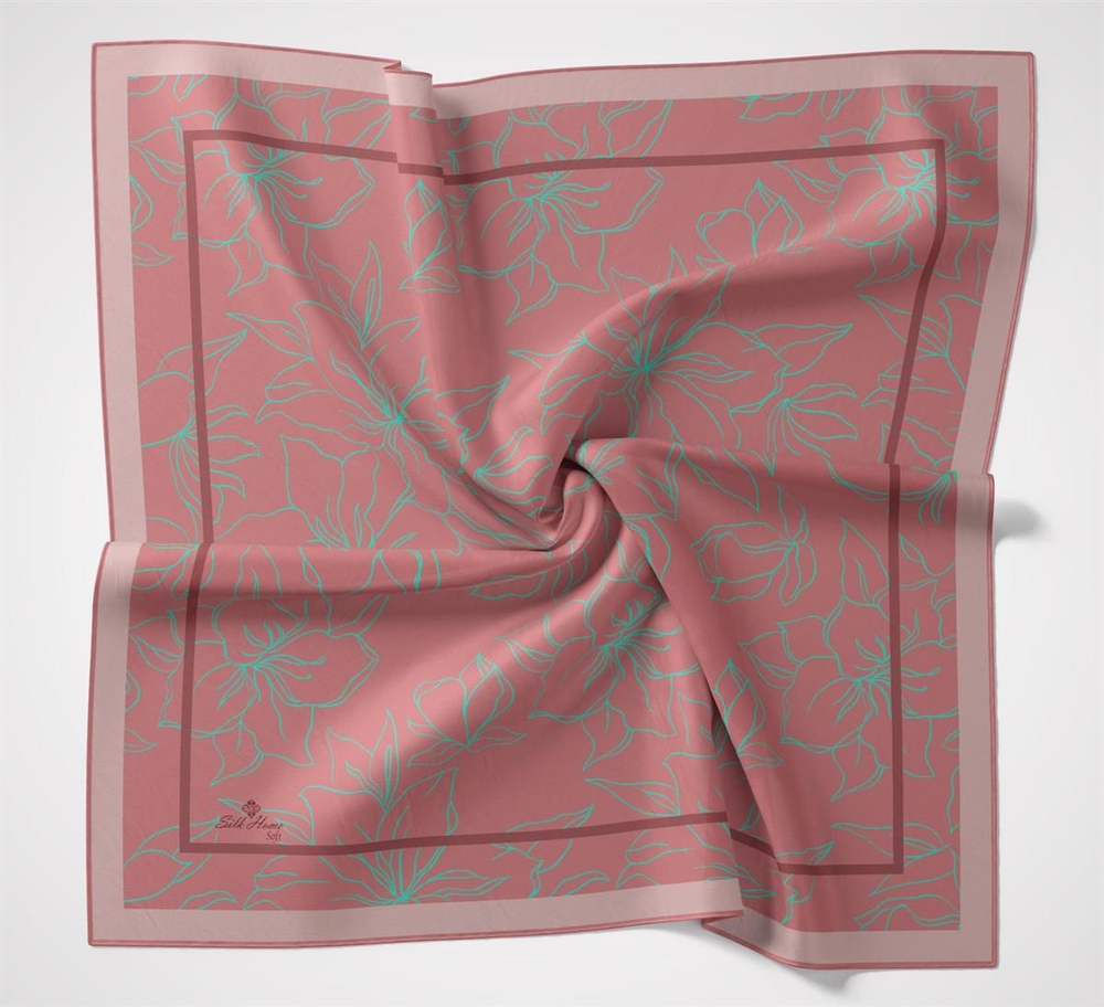 Silk Home Soft Eşarp - Gül Kurusu