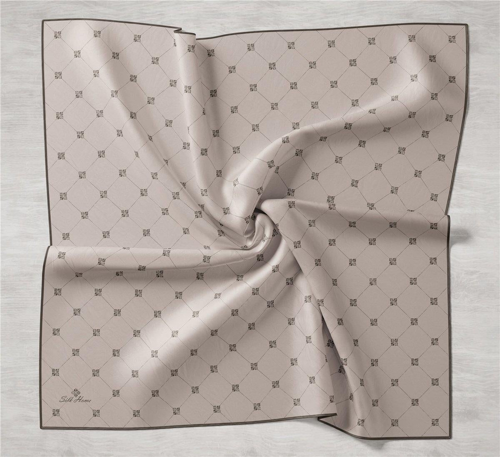 Silk Home Twill İpek Eşarp - 11392-30 Taş Haki