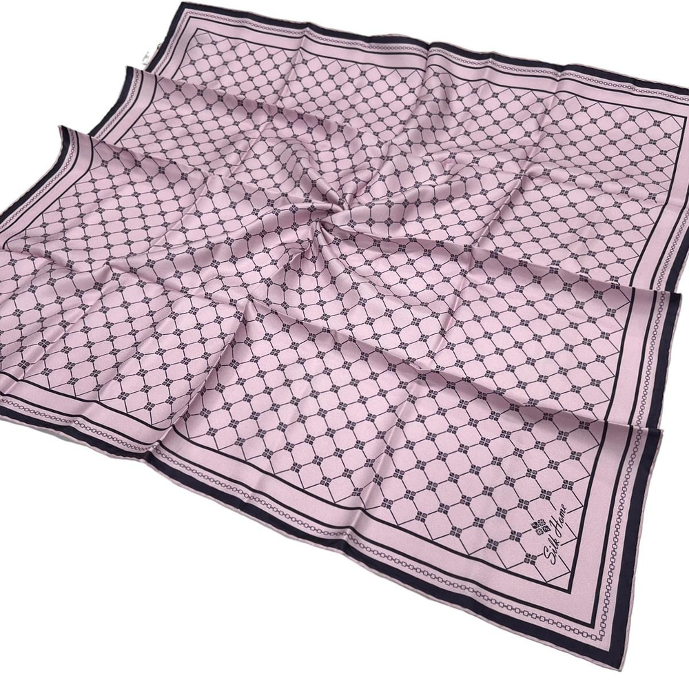 Silk Home Twill İpek Eşarp - 11393 Pudra