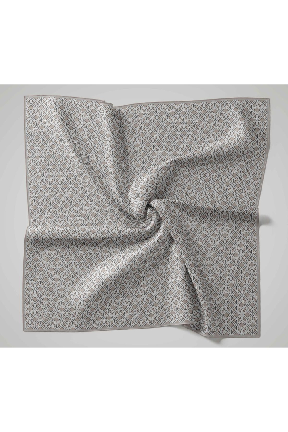 Silk Home Twill İpek Eşarp - 11479-13 Vizon Ekru