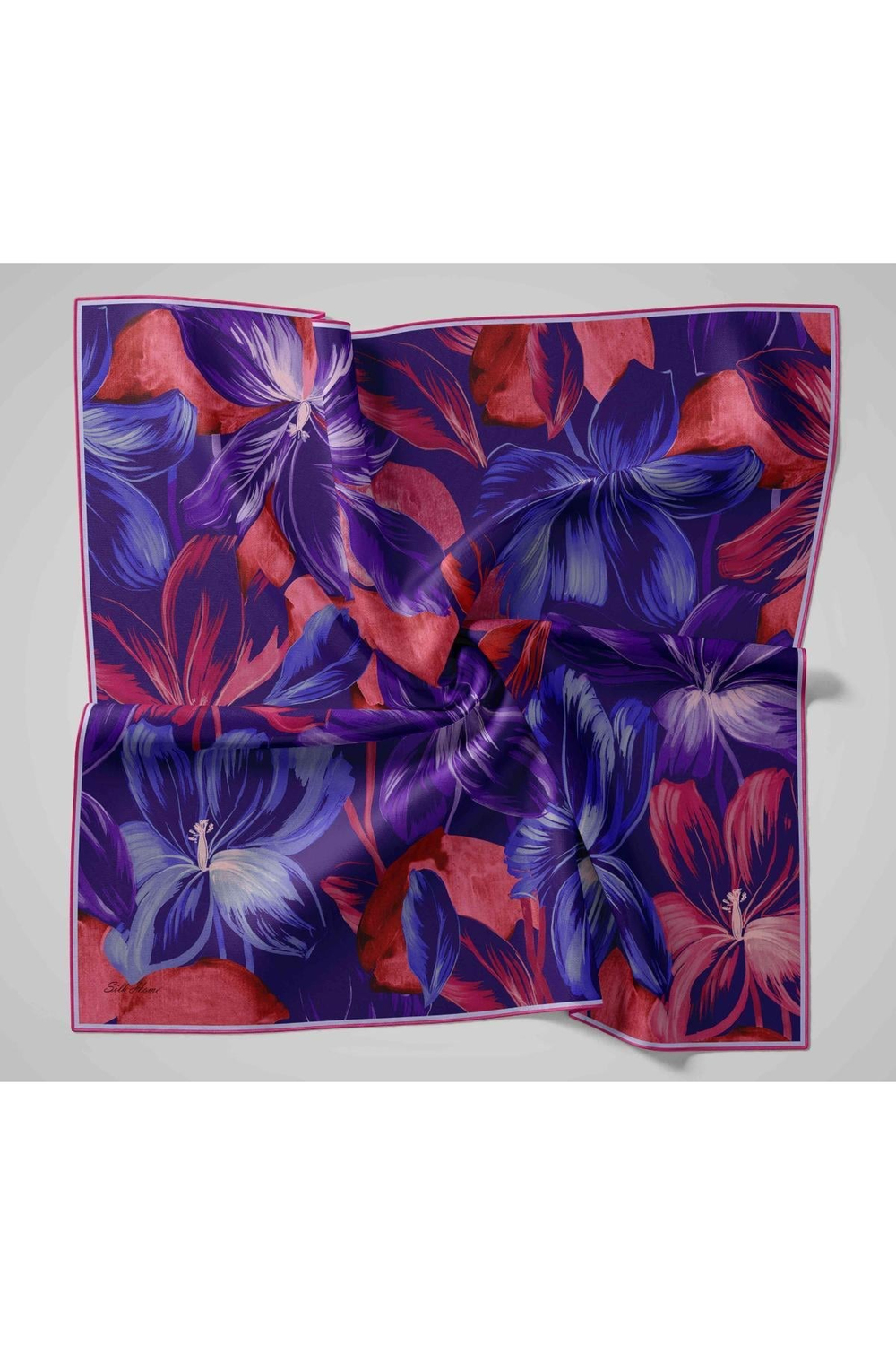 Silk Home Twill İpek Eşarp - 11480-86 Morcivert