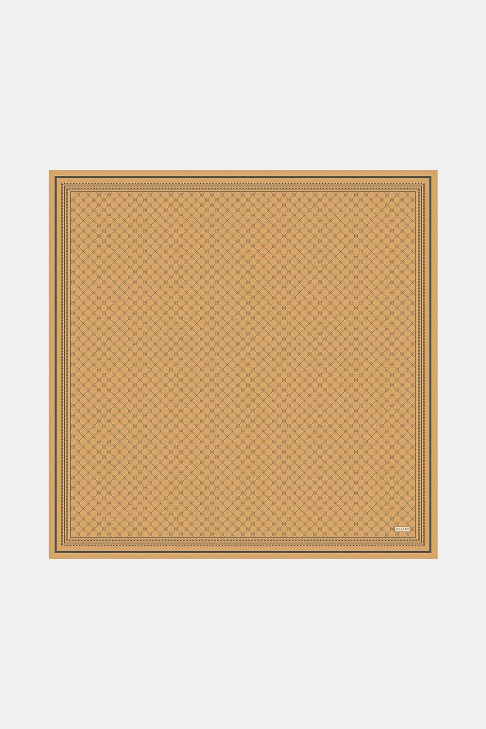Vakko Twill İpek Eşarp - Özel Seri - Camel