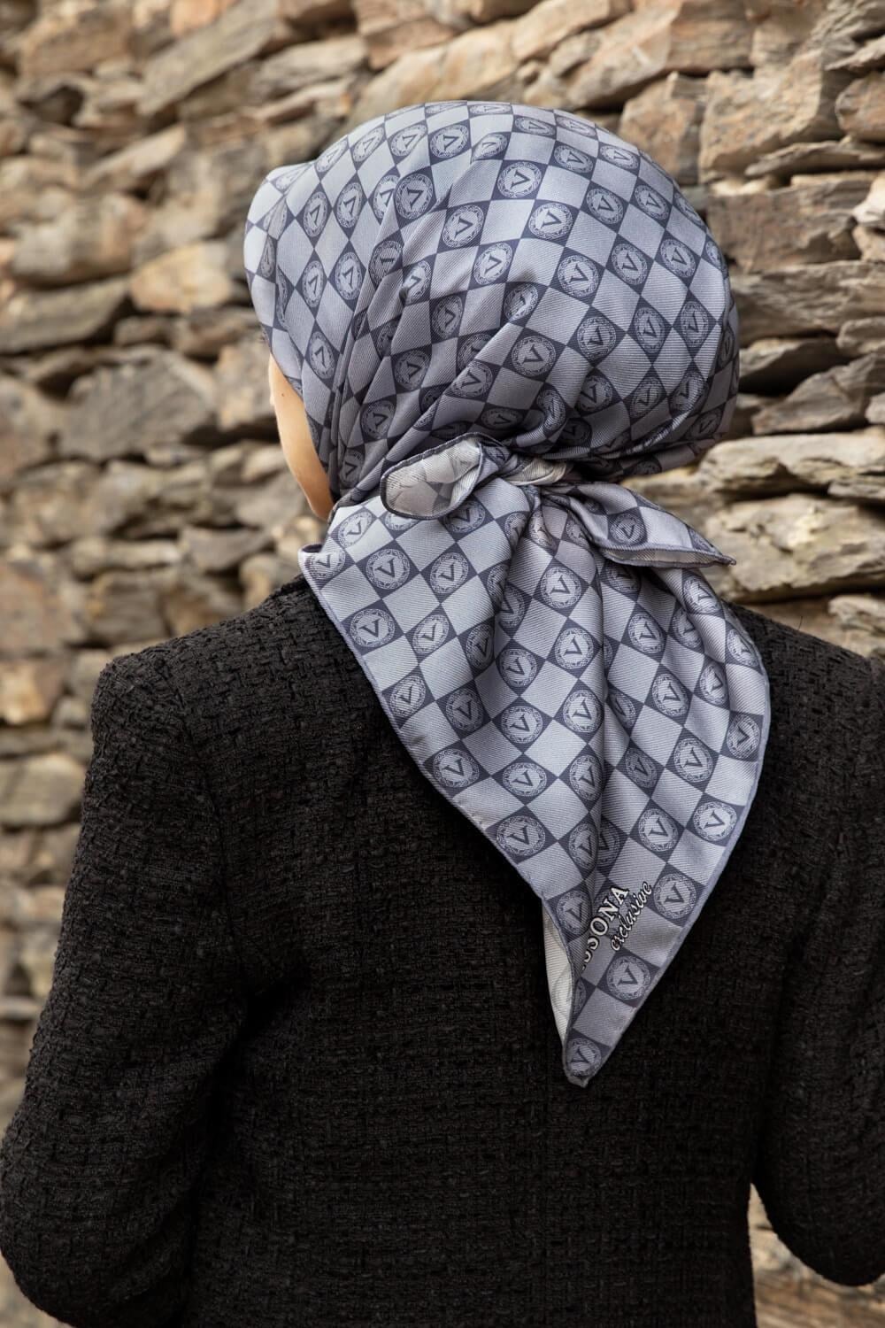 Vissona Exclusive Twill İpek Eşarp - 50877 - 0028