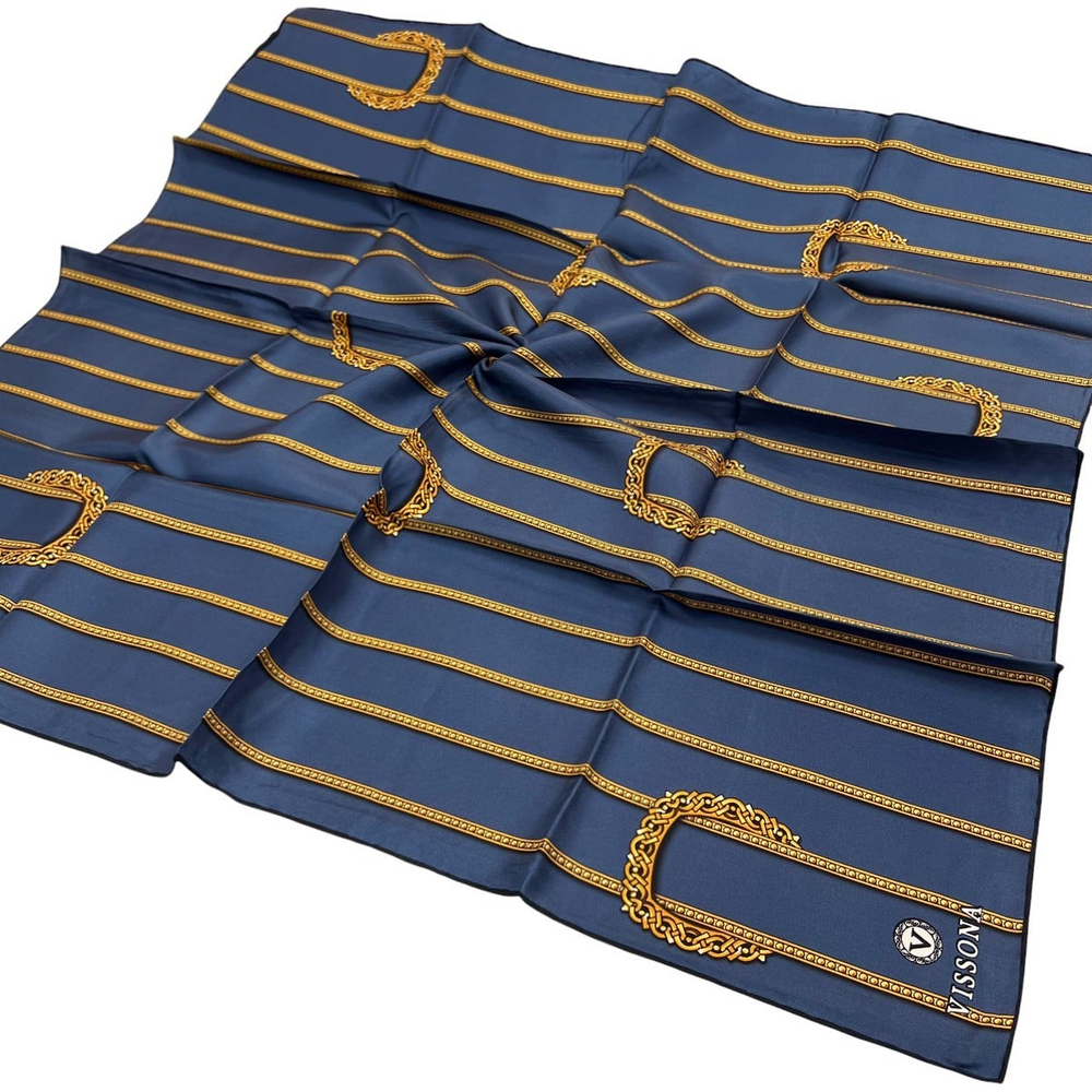 Vissona Twill İpek Eşarp - 10502 - 0011-0031